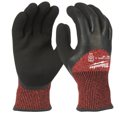 Перчатки защитные Milwaukee Winter Cut Level 3/C размер 8/M 4932471344