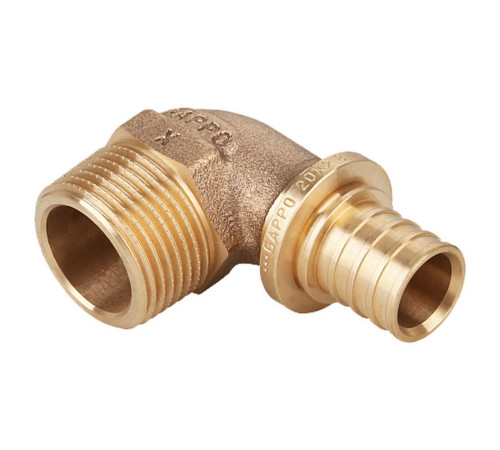 Угольник-переходник Gappo бронзовый 32-R 3/4 наружная резьба G2312.3205