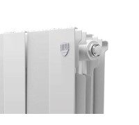 Радиатор биметаллический Royal Thermo PianoForte 300 Bianco Traffico 6 секций боковое подключение RAL 9016 НС-1346051