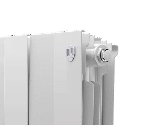 Радиатор биметаллический Royal Thermo PianoForte 300 Bianco Traffico 6 секций боковое подключение RAL 9016 НС-1346051