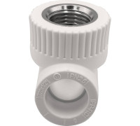 Тройник комбинированный THERMOLIGHT PP-R 20х1/2х20 мм ВР белый НС-1620584