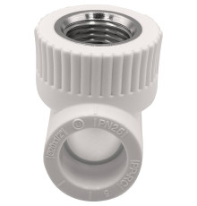 Тройник комбинированный THERMOLIGHT PP-R 20х1/2х20 мм ВР белый НС-1620584