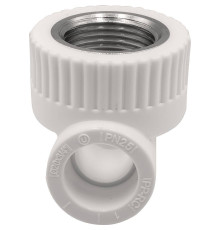 Тройник комбинированный THERMOLIGHT PP-R 20х3/4х20 мм ВР белый НС-1620585