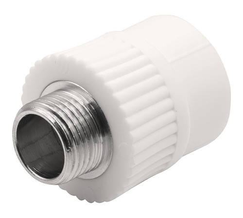 Муфта комбинированная Thermolight PP-R 25x1/2 НР белая 1620508