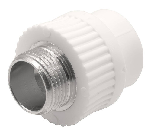 Муфта комбинированная Thermolight PP-R 25x3/4 НР белая 1620509
