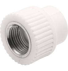 Муфта комбинированная Thermolight PP-R 20x1/2 ВР белая 1620496