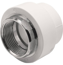 Муфта комбинированная Thermolight PP-R 40x1 1/4 ВР под ключ белая 1620503