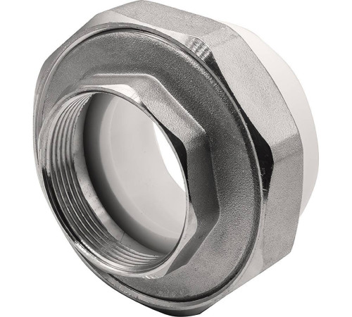 Муфта комбинированная разъемная THERMOLIGHT PP-R ВР 63х2 белая НС-1620527