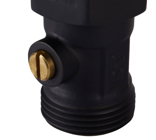 Набор для нижнего подключения радиатора Royal Thermo прямой раздельный 3/4x3/4 EK черный RTE 07.0003