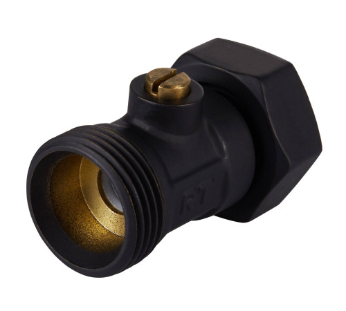 Набор для нижнего подключения радиатора Royal Thermo прямой раздельный 3/4x3/4 EK черный RTE 07.0003