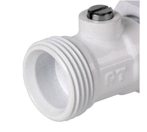 Набор для нижнего подключения радиатора Royal Thermo прямой раздельный 3/4x3/4 EK белый RTE 07.0002