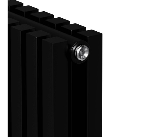 Стальной трубчатый радиатор Royal Thermo Shift Q30 C2180 4 секции боковое подключение RAL 9005m НС-1631252