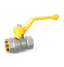 Кран шаровой латунный LD Pride GAS Ду 50 Ру 25 вн-вн рычаг 47.50.В-В.Р GAS