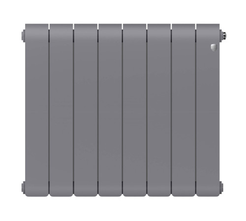 Радиатор биметаллический Royal Thermo Infinity 500 Silver Satin 8 секций боковое подключение НС-1630018