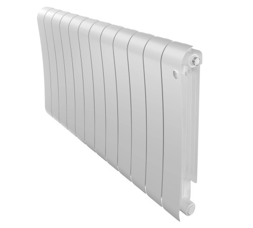 Радиатор биметаллический Royal Thermo Infinity 500 Bianco Traffico 12 секций боковое подключение НС-1630019