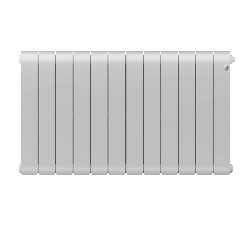 Радиатор биметаллический Royal Thermo Infinity 500 Bianco Traffico 12 секций боковое подключение НС-1630019