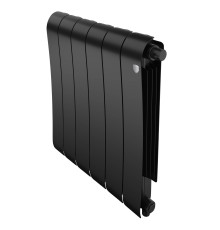 Радиатор биметаллический Royal Thermo Infinity 500 Noir Sable VR80 6 секций нижнее подключение НС-1658384