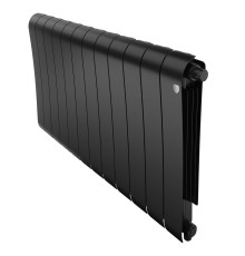 Радиатор биметаллический Royal Thermo Infinity 500 Noir Sable VR80 12 секций нижнее подключение НС-1658382