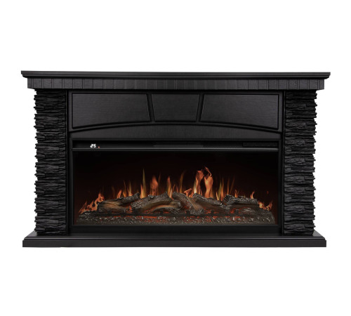 Каминокомплект Royal Thermo Aurora RTFP/P-AR40LS с порталом Porto 42/40/36 камень черный шпон венге НС-1705181
