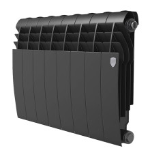 Радиатор биметаллический Royal Thermo BILINER 350 Noir Sable 8 секций боковое подключение НС-1682259