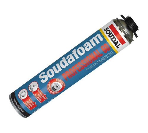 Пена монтажная пистолетная Soudal Soudafoam Professional 60 750 мл 1525705