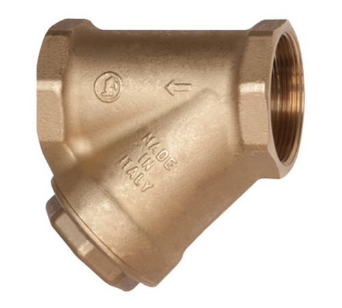 Фильтр сетчатый косой Giacomini R74AY103 латунный 1/2 ВР R74AY103