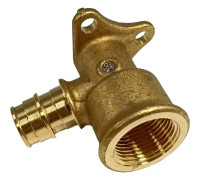 Угольник Giacomini GX ВР 20x1/2 с настенным креплением GX139Y004