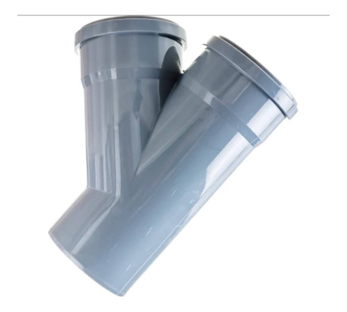 Тройник канализационный Политэк 110х110 мм 45° внутренний (25) 201145