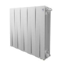 Радиатор биметаллический Royal Thermo PianoForte 500 Bianco Traffico 12 секций нижнее правое подключение VDR80 НС-1506361