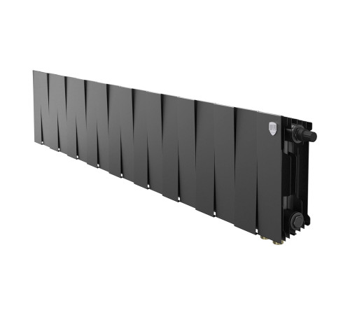 Радиатор биметаллический Royal Thermo PianoForte 200 Noir Sable 18 секц. нижнее подключение VDR80 1506330