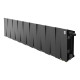 Радиатор биметаллический Royal Thermo PianoForte 200 Noir Sable 18 секц. нижнее подключение VDR80 1506330