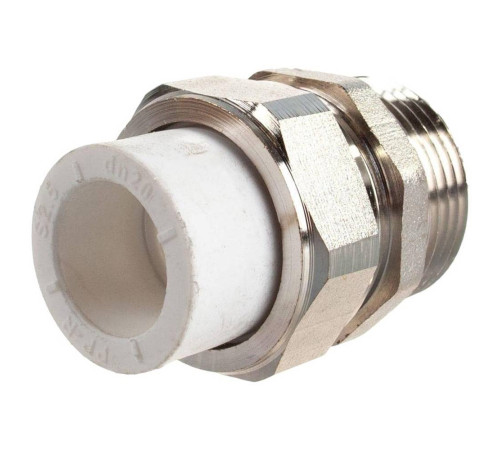 Муфта комбинированная РОСТерм PPR с разъемным раструбом 20x1 НР НС-1517153