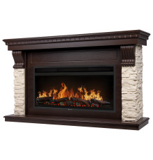 Каминокомплект Electrolux EFP/P-4220LS с порталом Firelight Michigan 42/40/36 камень молочный / темный дуб НС-1722877