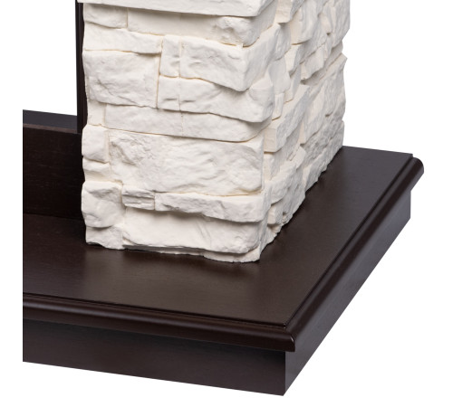 Каминокомплект Electrolux EFP/P-4220LS с порталом Firelight Michigan 42/40/36 камень молочный / темный дуб НС-1722877