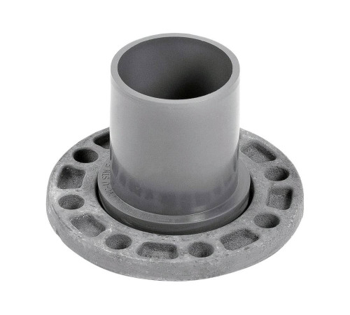 Патрубок ХЕМКОР гладкий с металлическим фланцем 110х100 мм 1455296