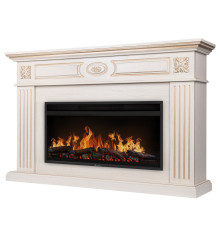 Каминокомплект Electrolux EFP/P-3620LS с порталом Siena 42/40/36 слоновая кость с золотой патиной 1705200