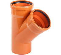 Тройник наружной канализации ХЕМКОР 110х110 мм 45° НС-1455351