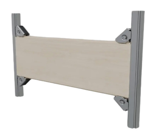 Пластина монтажная HOMMET для крепления дополнительных элементов 580х200 мм 1743844