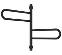 Полотенцесушитель электрический Сунержа Парео 4.0 535x567 мм правый матовый черный 31-0823-0567