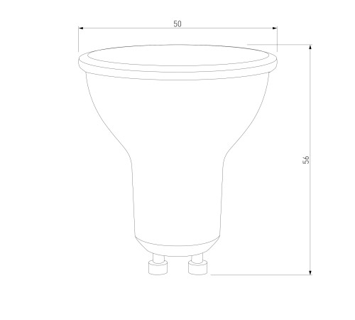 Светодиодная лампа направленного света JCDR 5W 3300K GU10 BLGU1007