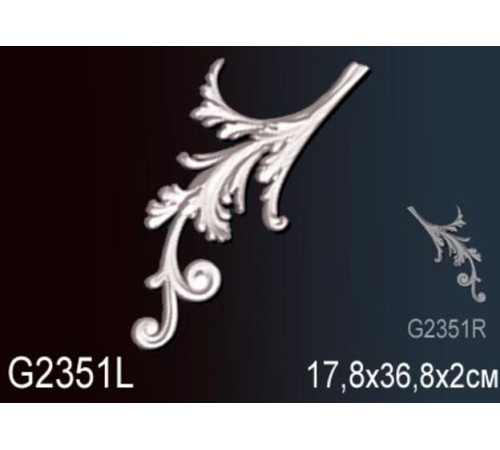 Декоративный элемент Perfect из полиуретана G2351L