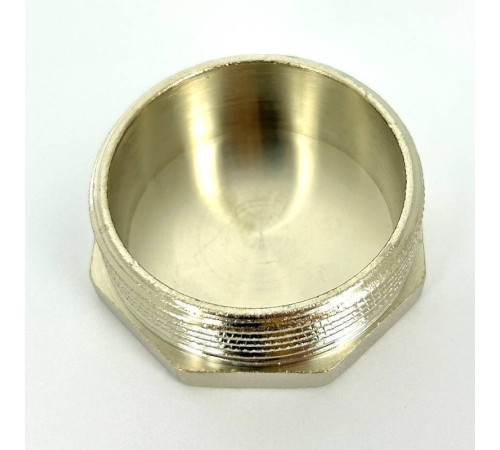 Заглушка LD Pride латунная никелированная 2 наружная резьба LD.67.505.50