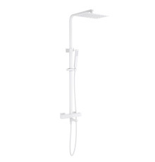 Душевая система Timo Tetra-thermo SX-0169/16 с термостатом белый матовый SX-0169/16