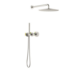 Душевая система встроенная с термостатом Timo Saona никель SX-2359/13SM