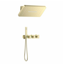 Душевая система встроенная с термостатом Timo Petruma SX-5249/17SM золото матовое SX-5249/17SM