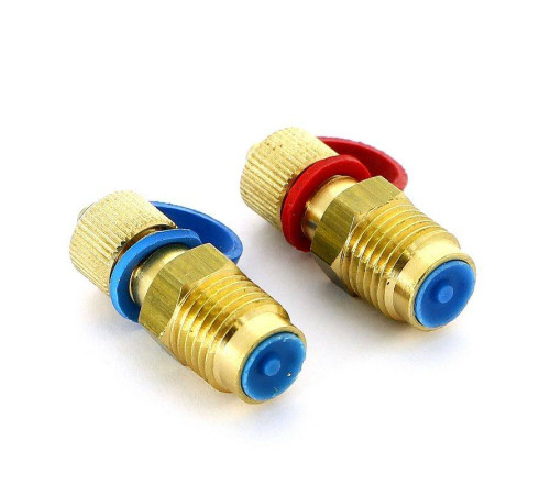 Комплект измерительных ниппелей Cimberio 1/4 красный/синий CIM 723L 1/4