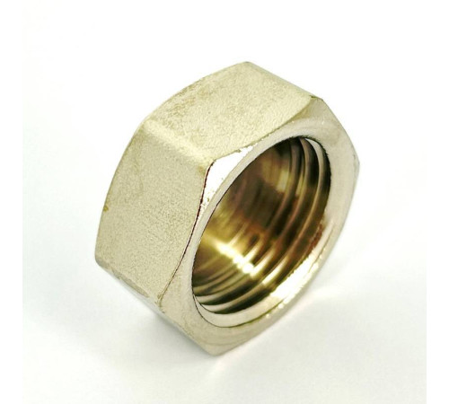 Заглушка латунная LD Pride 1/2 ВР никелированная 67.504.15