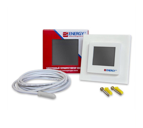 Терморегулятор программируемый Energy TK08 NEW сенсорный с ЖК-дисплеем TK08 NEW