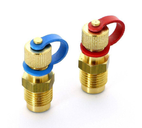 Комплект измерительных ниппелей Cimberio 1/4 красный/синий CIM 723L 1/4