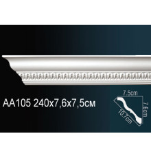 Карниз потолочный Perfect AA105 полиуретановый с рисунком AA105